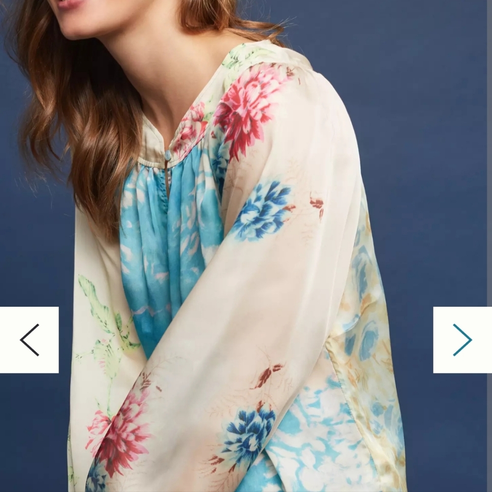 Anthropologie Enchanted Peasant Top. - Picture 3 of 14